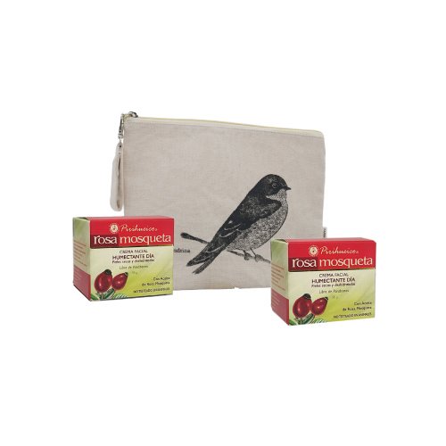 Pack Rosa Mosqueta Pirihueico Crema Dia 2 Un + Cosmetiquero