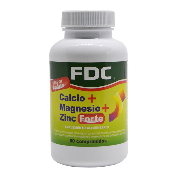 Calcio Magnesio Zinc Forte X 60 Comprimidos Fdc
