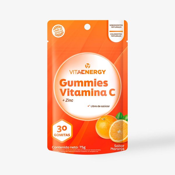 Gummies Vitamina C + Zinc X30 Gomitas, Vita Energy