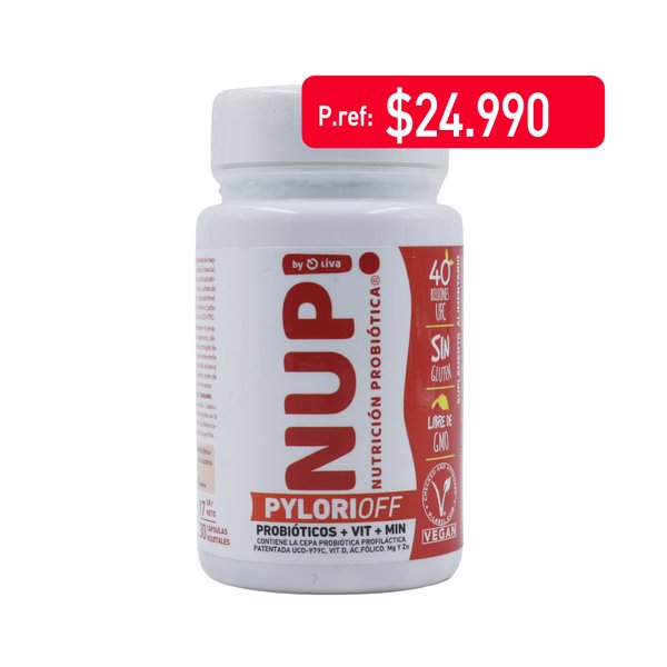 Probiótico Pylorioff 40 Billones X30 Caps
