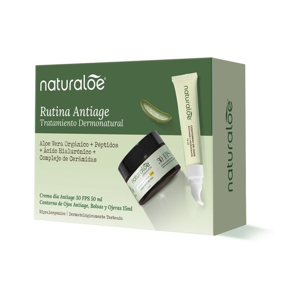 Pack Naturaloe Contorno De Ojos 15ml + Crema Día 50g