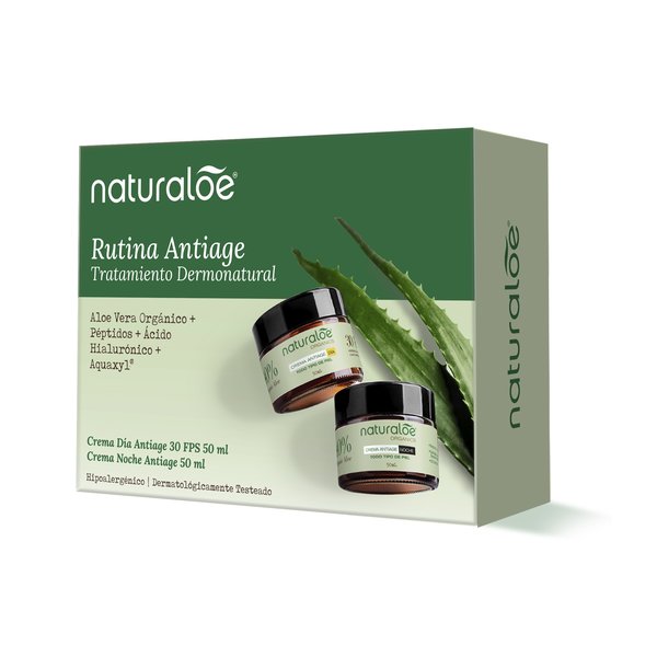 Pack Naturaloe Crema Día 50g + Noche 50g Antiage