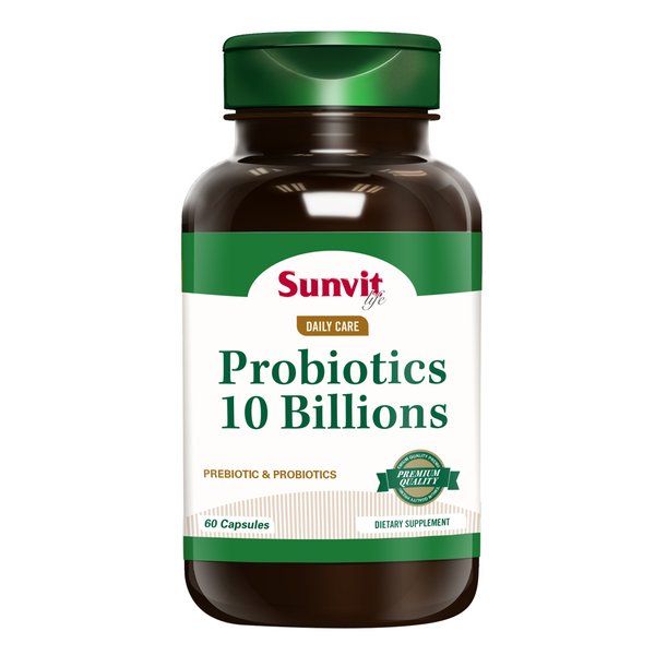 Probiotics 10 Billones X60 Cápsulas, Sunvit Life