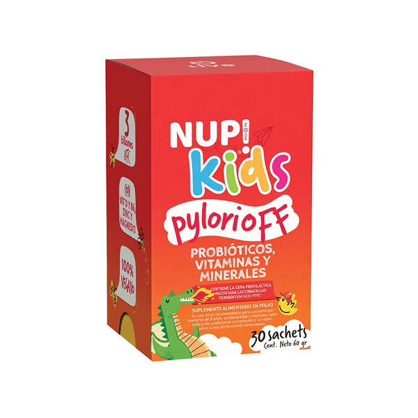 Probióticos Nup Kids Pylorioff 6 Billones X30 Sachet, Nup