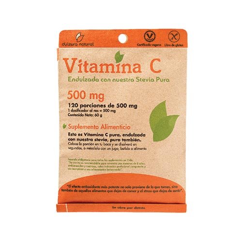 Vitamina C 500mg X 120 Porciones Dulzura Natural
