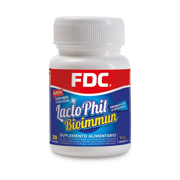 Lactophit Bioinmun X30 Cápsulas, Fdc