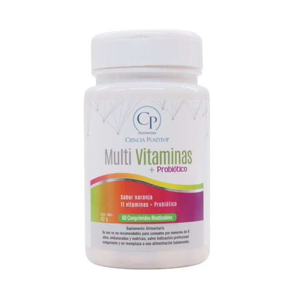 Multivitaminas + Probiótico X 60 Comp. Mastic, Cpn