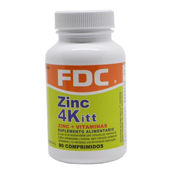 Zinc 4 Kitt X 90 Comprimidos Fdc