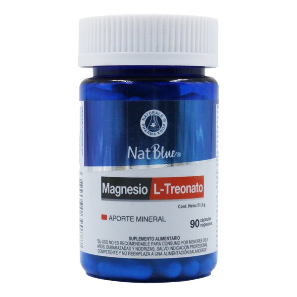 Magnesio L-Treonato X 90 Cápsulas, Natblue
