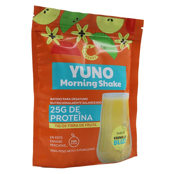 Yuno Morning Shake Vainilla 300g, Cascara