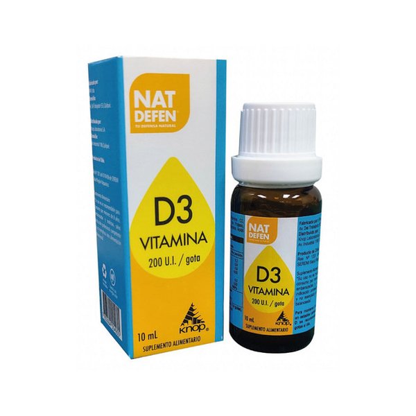 Natdefend Vitamina D3 200 Ui Gota Fco. Z 10 ml