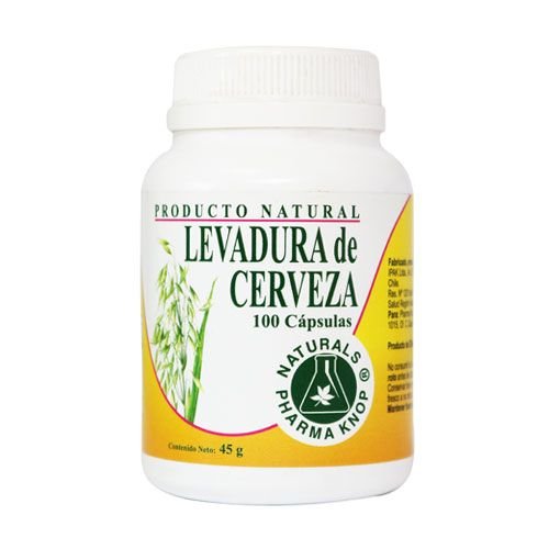 Levadura De Cerveza 350mg X 100 Cápsulas Knop