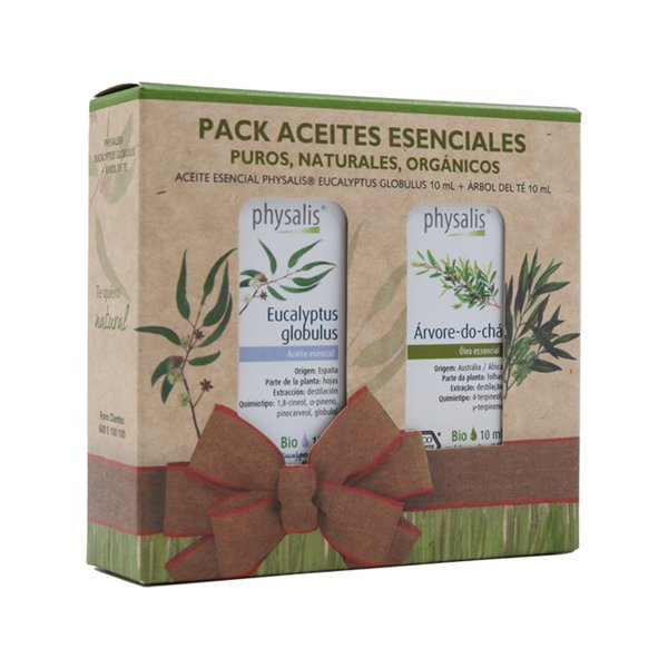 Pack Aceite Eucalyptus 10 ml + Aceite Arbol Del Té 10 ml Physalis