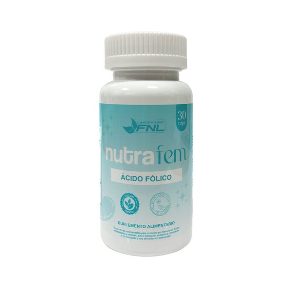Nutrafem Ácido Fólico X30 Cápsulas, Fnl