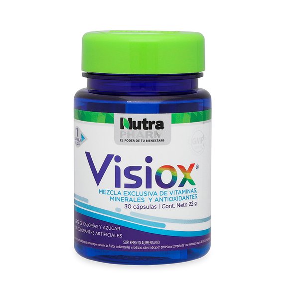 Visiox X 30 Cápsulas, Nutrapharm