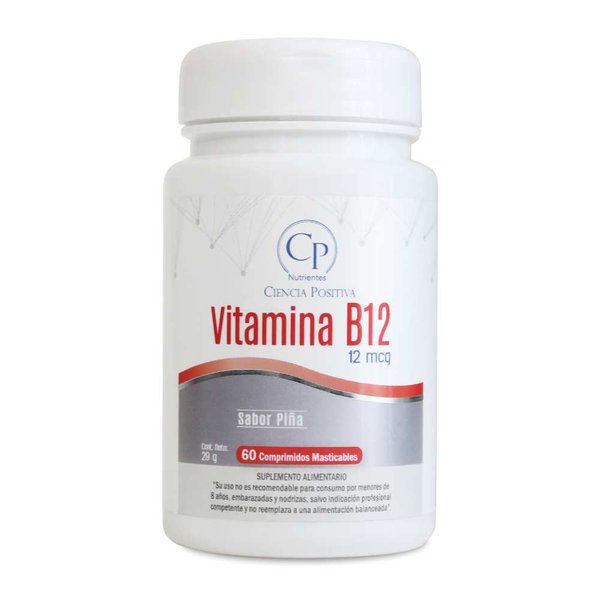 Vitamina B12 X 60 Comprimidos Masticables Cp Nutrientes