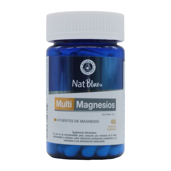 Multi Magnesios X60 Cápsulas, Natblue