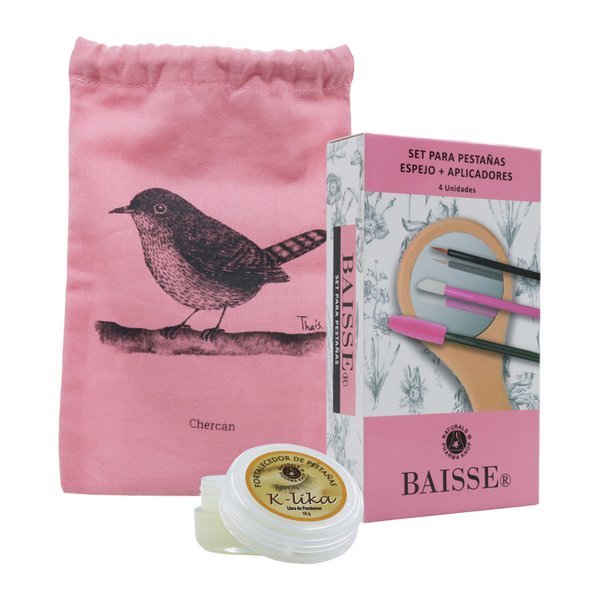 Pack K-Lika Fortalecedor De Pestañas 10g + Set De Pestañas + Bolsa