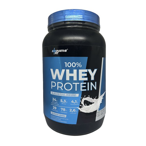 Whey Protein 2lb Sin Sabor Con Enzima Lactasa