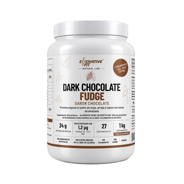 Dark Chocolate Fudge Proteína Vegetal Sabor Chocolate 1kg Innovative Fit