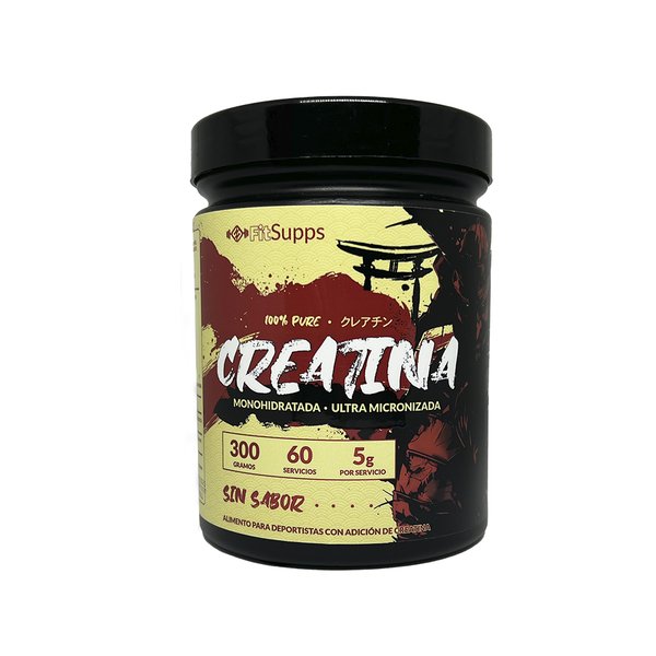 Creatina Fit Supps 60Servicios 300g Sin Sabor