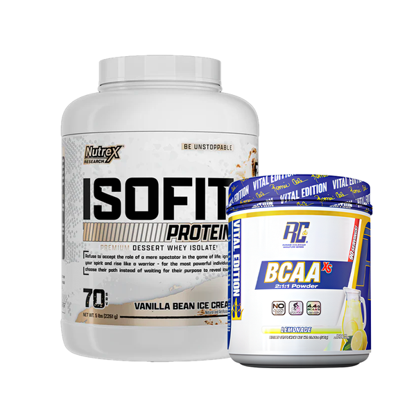 Pack Proteína Isofit Vainilla 5lb + Bcaa Rc 90Serv
