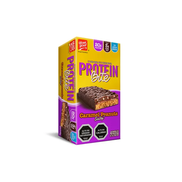 Caja De Barritas Protein Bite_Caramel Peanuts Salty _4 Und