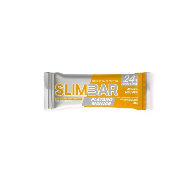 Barrita De Proteína Slimbar 60G_ Platano Manjar