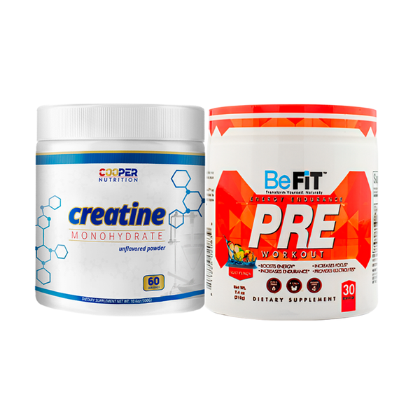 Creatina Cooper 300g + Pre Entreno Befit