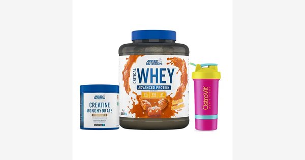 Proteina Critical Whey 2kg + Creatina Applied 250g + Shaker De Regalo