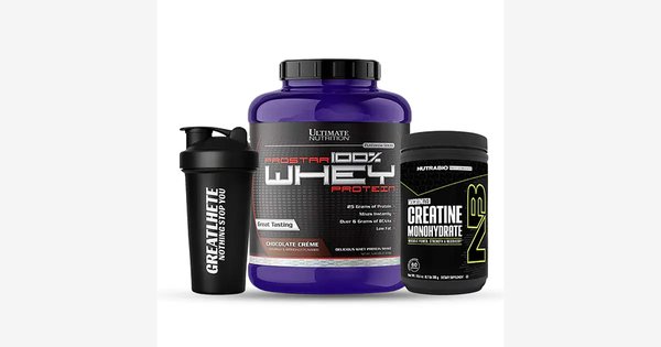 Prostar Whey + Creatina Nutrabio + Shaker De Regalo