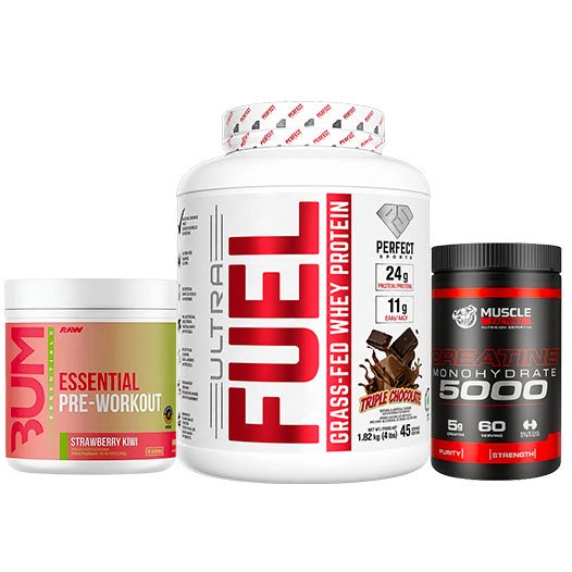 Proteína Ultra Fuel + Pre Entreno Cbum + Creatina Monohidratada 300g