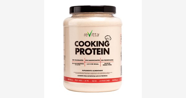 Proteina Para Cocinar Whey Cooking Protein 1.28kg Revitta