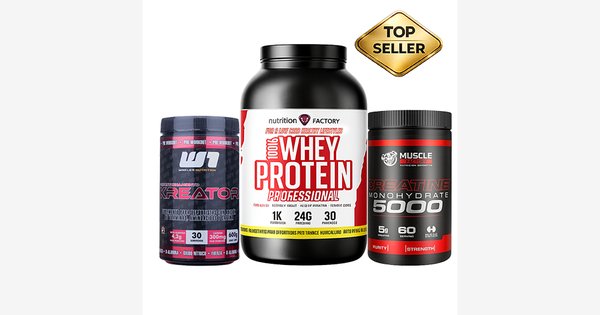 Whey Protein Professional + Pre Kreator + Creatina 300gr