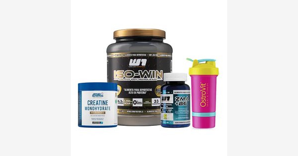 Proteína Iso-Win + Creatina Applied + Zma + Shaker De Regalo