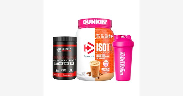 Proteína Iso 100 + Creatina 300gr + Shaker De Regalo