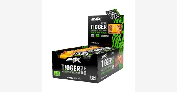 Caja Barritas Tigger Cero Protein Bar 20 Unidades Amix