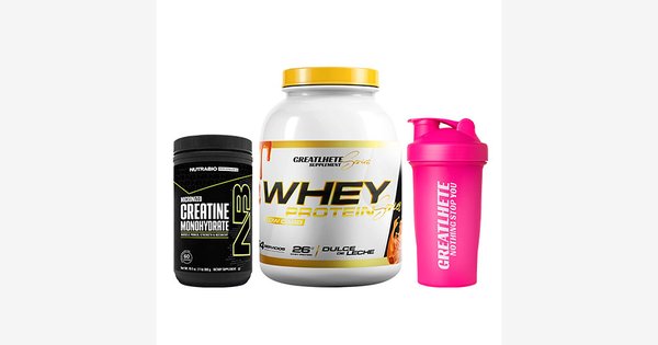 Proteina Whey 5lb + Creatina 300g + Shaker De Regalo