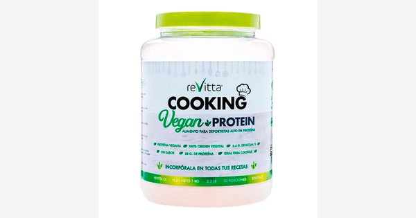 Proteína Para Cocinar Cooking Vegan Protein 1,28kg Revitta