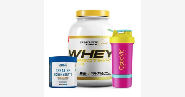 Proteina Whey 5lb + Creatina 250g + Shaker De Regalo