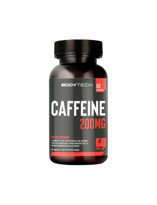 Cafeína 200mg 60Cap Bodytech