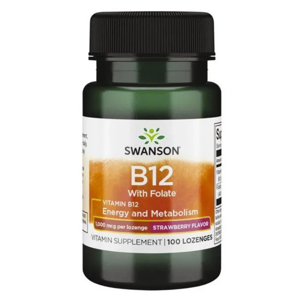 B12 + Folato 1.000mcg 100 Cápsulas Swanson