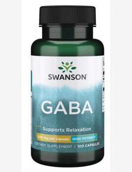 Gaba 500mg 100Cap Swanson