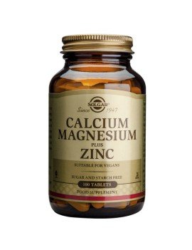 Calcio + Magnesio + Zinc 100 Tab Solgar