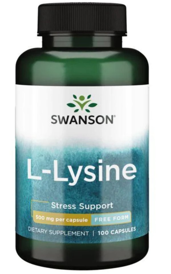 Lysine 500mg 100Cap Swanson