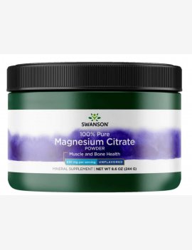 Magnesio Citrato 58Servicios 244gr Swanson