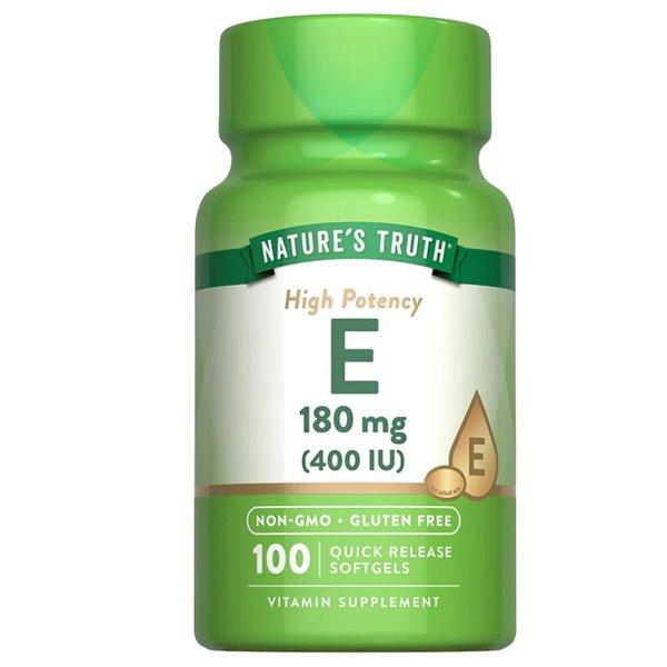Vitamina E 450mg 1.000 Iu 60 Cápsulas Natures Truth
