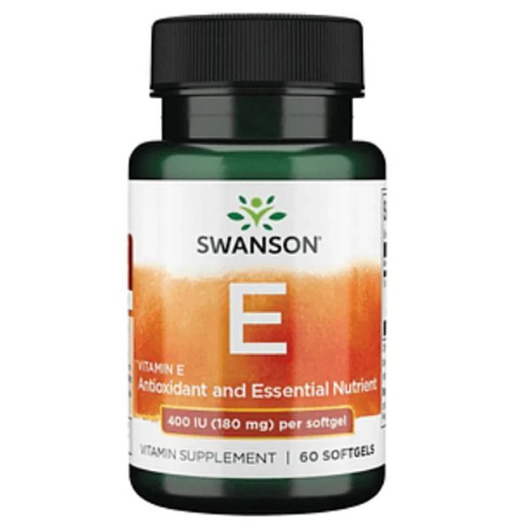 Vitamina E 400 Ui 180mg 60 Cápsulas Swanson