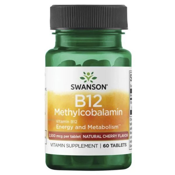 B12 2.500mcg 60Tabletas Swanson