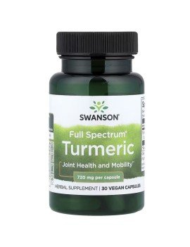 Tumeric Full Spectrum, 720mg 30 Cápsulas Veganas Swanson